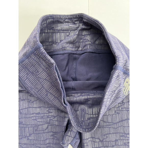 New Balance NB DRY Blue Crop leggings Womens Small Athletic Capri Workout - Picture 3 of 5